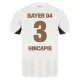 Bayer Leverkusen Piero Hincapie 3 Shirt Heren Uit 2024/25