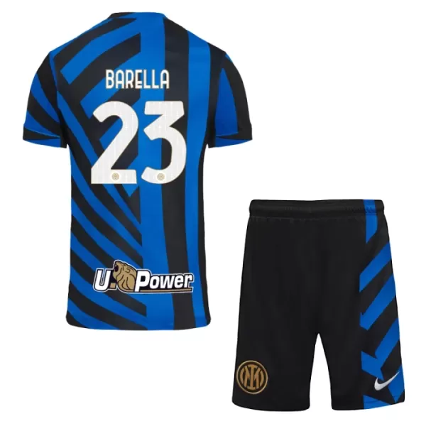 Inter Milan Barella 23 Tenue Kind Thuis 2024/25