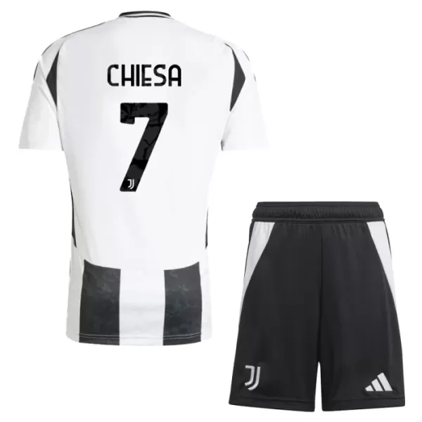 Juventus Chiesa 7 Tenue Kind Thuis 2024/25