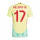 Spanje Williams JR 17 Shirt Heren Uit EK 2024