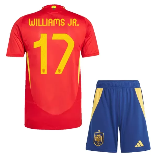 Spanje Williams JR 17 Tenue Kind Thuis EK 2024