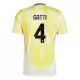 Juventus Gatti 4 Shirt Heren Uit 2024/25