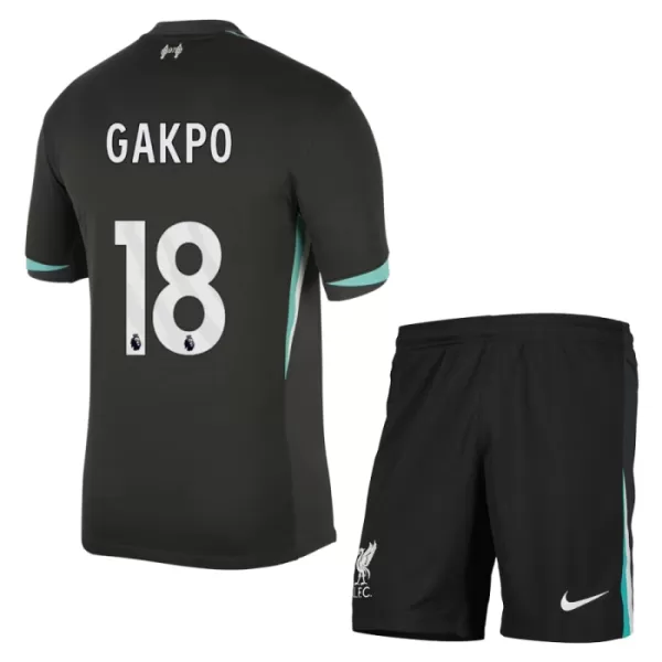 Liverpool Gakpo 18 Tenue Kind Uit 2024/25