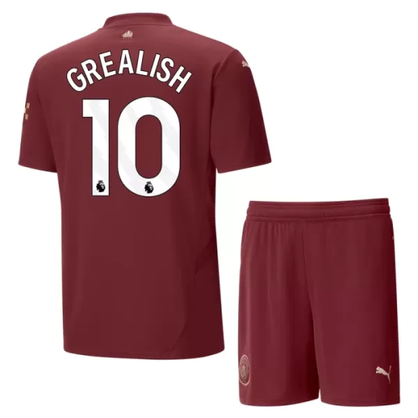 Manchester City Grealish 10 Tenue Kind Derde 2024/25