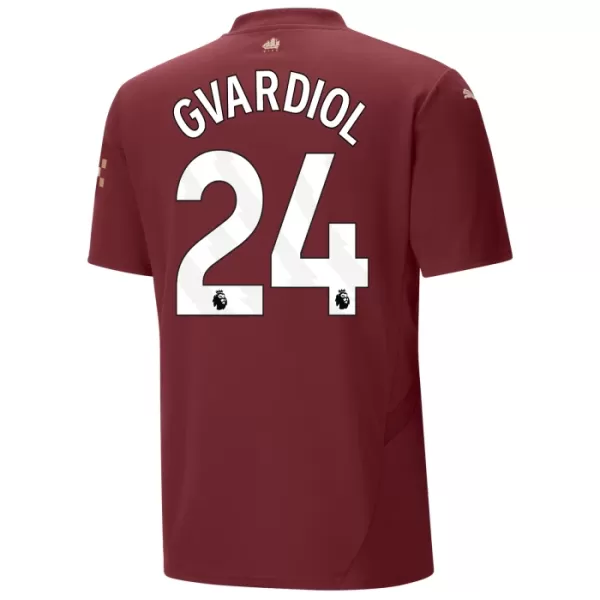 Manchester City Gvardiol 24 Shirt Heren Derde 2024/25