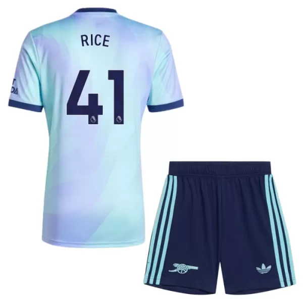 Arsenal Rice 41 Tenue Kind Derde 2024/25