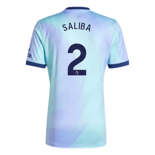 Arsenal Saliba 2 Shirt Heren Derde 2024/25