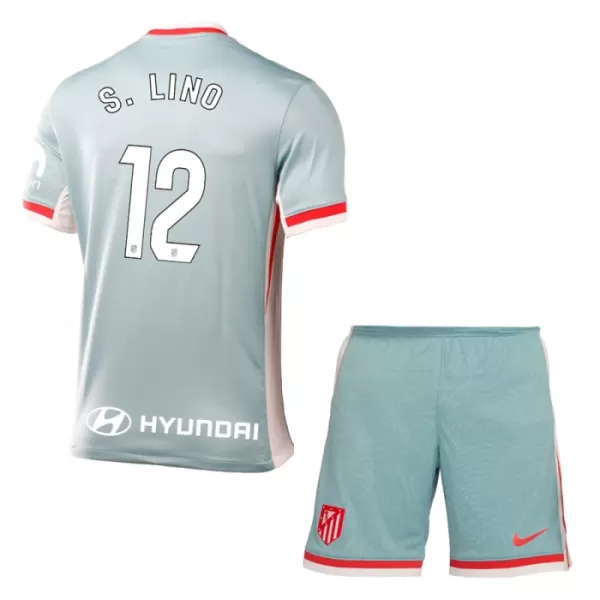 Atlético Madrid S. Lino 12 Tenue Kind Uit 2024/25