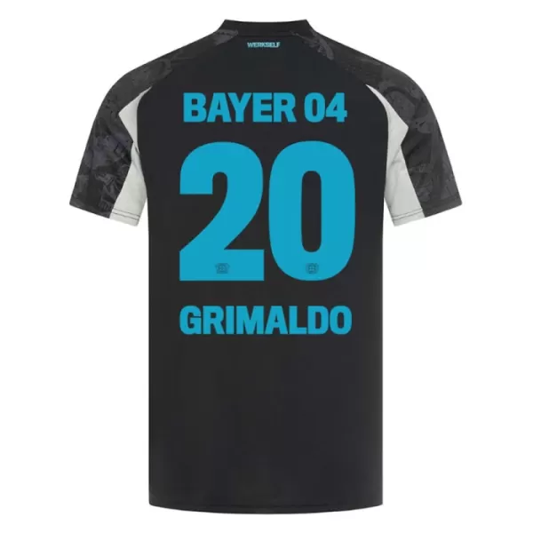 Bayer Leverkusen Alejandro Grimaldo 20 Tenue Kind Derde 2024/25