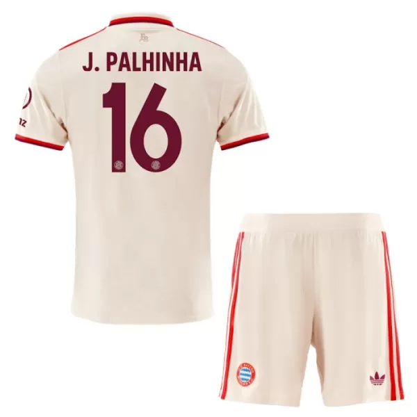 FC Bayern München J. Palhinha 16 Tenue Kind Derde 2024/25