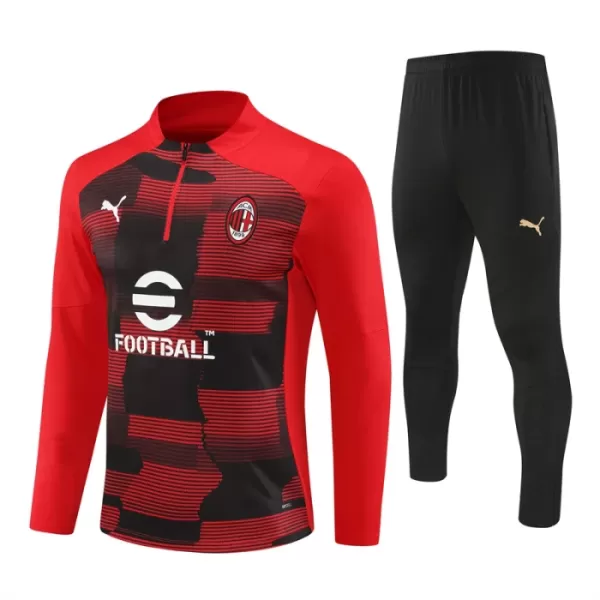 AC Milan Trainingssweaterset Heren 2024/25 Kwartrits Rode