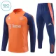 Manchester United Trainingssweaterset Kind 2024/25 Kwartrits Oranje