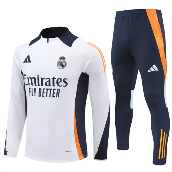 Real Madrid Trainingssweaterset Heren 2024/25 Kwartrits Witte