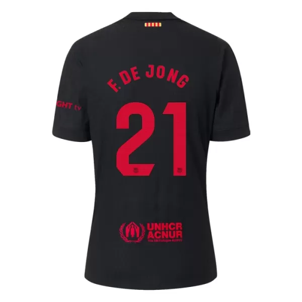 FC Barcelona Frenkie de Jong 21 Shirt Heren Uit 2024/25