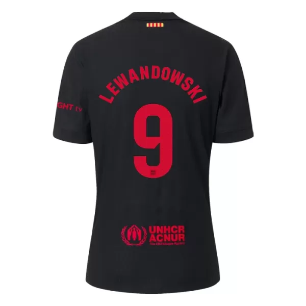 FC Barcelona Lewandowski 9 Shirt Heren Uit 2024/25