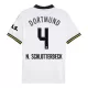 Borussia Dortmund N. Schlotterbeck 4 Shirt Heren Derde 2024/25