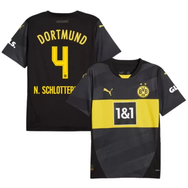 Borussia Dortmund N. Schlotterbeck 4 Shirt Heren Uit 2024/25