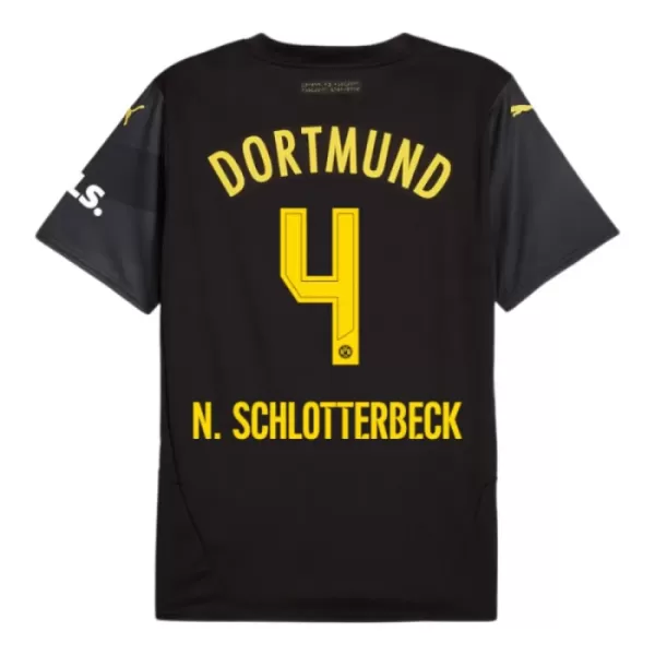 Borussia Dortmund N. Schlotterbeck 4 Shirt Heren Uit 2024/25