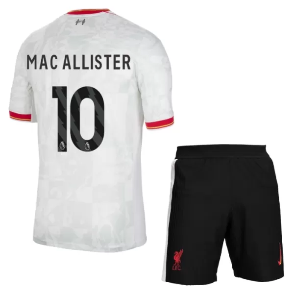 Liverpool Mac Allister 10 Tenue Kind Derde 2024/25