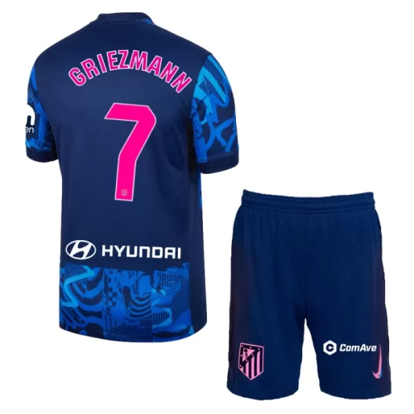 Atlético Madrid Griezmann 7 Tenue Kind Derde 2024/25