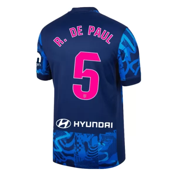 Atlético Madrid R. De Paul 5 Shirt Heren Derde 2024/25