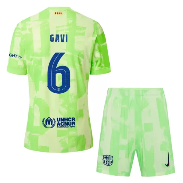 FC Barcelona Gavi 6 Tenue Kind Derde 2024/25