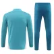 Olympique Marseille Teal Version Trainingssweaterset Heren 2024/25 Kwartrits