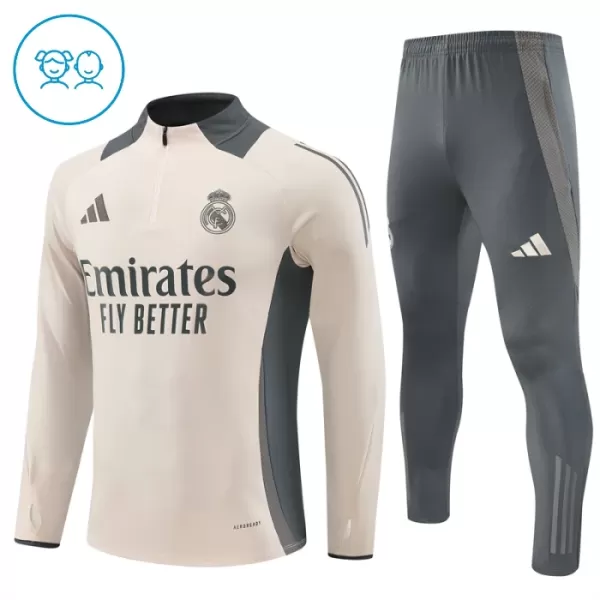 Real Madrid Trainingssweaterset Kind 2024/25 Kwartrits