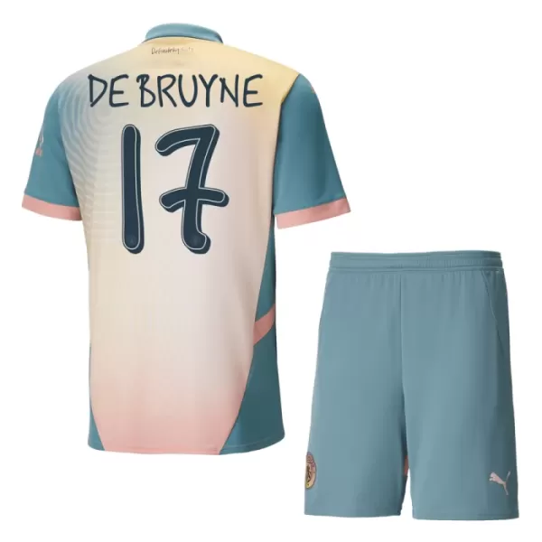 Manchester City De Bruyne 17 Tenue Kind Vierde 2024/25