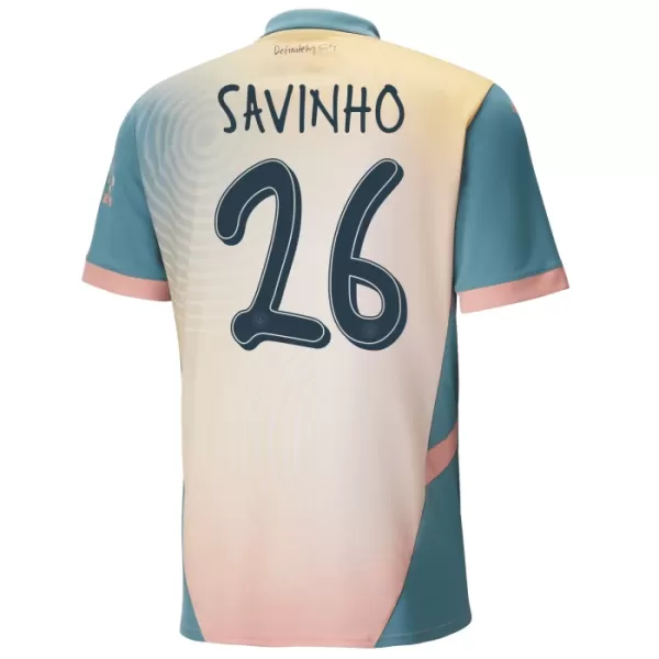 Manchester City Savinho 26 Shirt Heren Vierde 2024/25